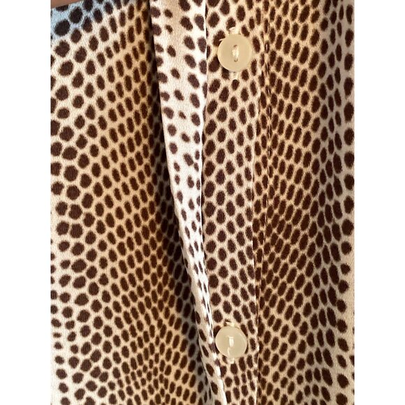 APT 9 Top Sleeveless Tank Top Brown Beige Button Front Pleated Women S - Picture 9 of 10